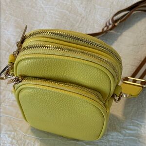 Yellow Crossbody Bag by Mali and Lili